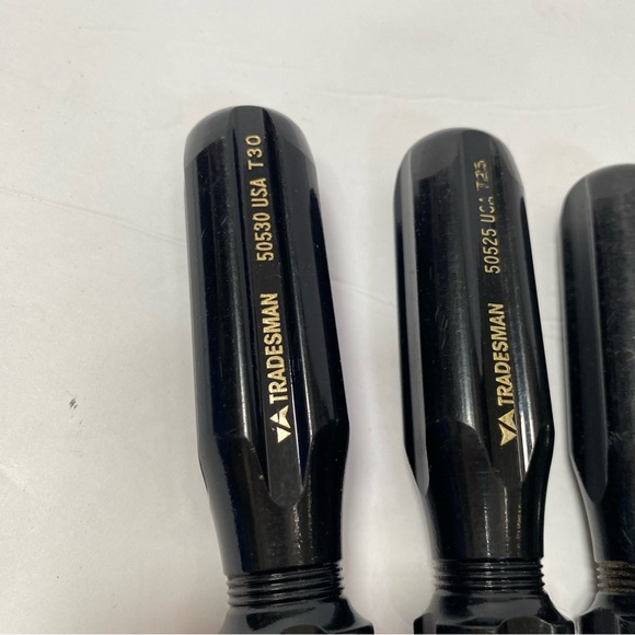 VA Tradesman Lot of 5 Star Head Screwdrivers Lot of 5 T10 T15 T20 T25 T30 - Picture 4 of 6